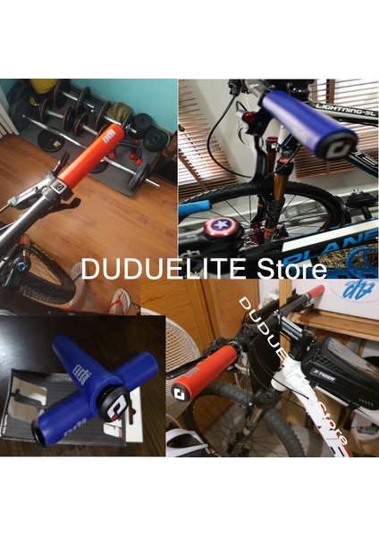 Huoxunshopc Temel Mavi Stil Dağ Bisikleti Bisiklet Direksiyon Kapağı Kavrama Yumuşak Bisiklet Kavramalar Ultra Hafif Direksiyon Uç Kapağı Bisiklet Kavrama Sarma Direksiyon Aksesuarları (Yurt Dışından) fırsatları