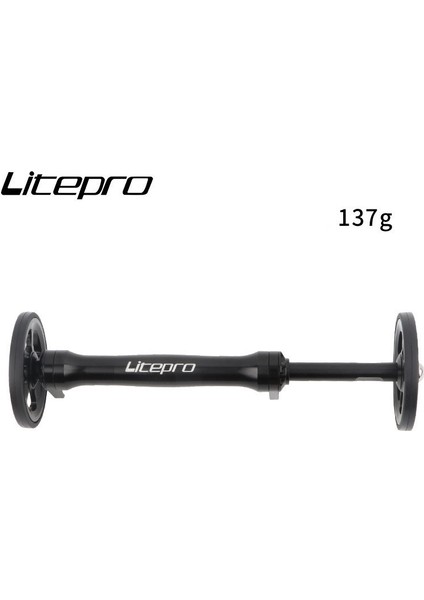 Siyah Çubuk Tekerlek Stili Brompton Bisiklet Için Katlanabilir Bisiklet Kolay Tekerlek Uzatma Çubuğu - E-Ticaret Başlığı (Yurt Dışından)