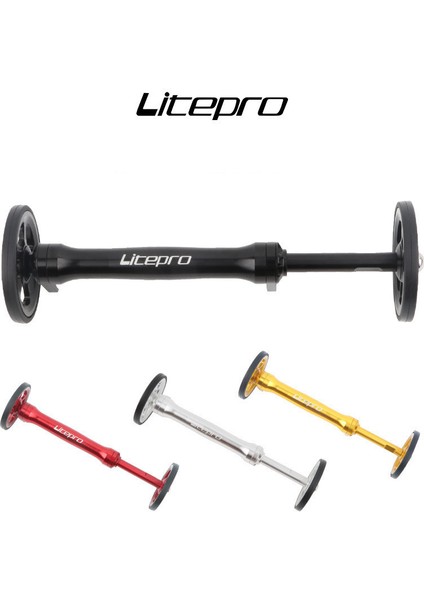 Siyah Çubuk Tekerlek Stili Brompton Bisiklet Için Katlanabilir Bisiklet Kolay Tekerlek Uzatma Çubuğu - E-Ticaret Başlığı (Yurt Dışından) fiyatları