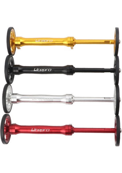 Siyah Çubuk Tekerlek Stili Brompton Bisiklet Için Katlanabilir Bisiklet Kolay Tekerlek Uzatma Çubuğu - E-Ticaret Başlığı (Yurt Dışından) indirimleri