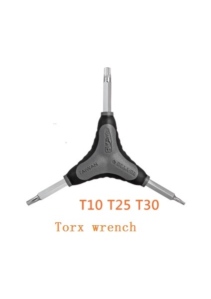 YY30 T10 T25 T30 Stili Super B Tayvan Bisiklet Tamir Araçları Altıgen Anahtar Torx Anahtar Soket Anahtarı Yy Tb (Yurt Dışından)
