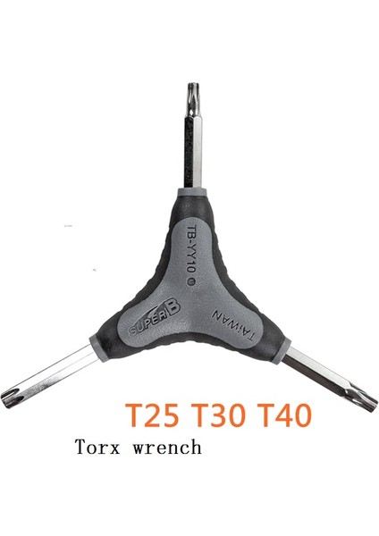 YY30 T10 T25 T30 Stili Super B Tayvan Bisiklet Tamir Araçları Altıgen Anahtar Torx Anahtar Soket Anahtarı Yy Tb (Yurt Dışından)