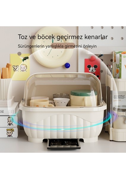 Basit Boşaltma Bardak Tutucu Dolap - Su Bardağı Çay Fincanı Masa Saklama Kasesi Rafı (Yurt Dışından) fiyatları