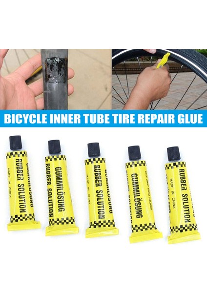 10 Şube Stili 10MLG Araç Motosiklet Bisiklet Lastik Tamir Yapıştırıcı Iç Lastik Delik Tamir Çimentosu Kauçuk Soğuk Yama Çözümü (Yurt Dışından) modelleri