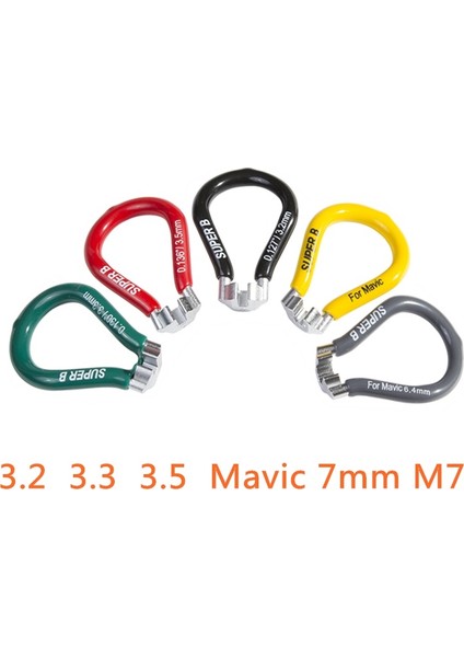 TB5570 3.2 3.3 3.5 Tarzı Süper B Spokes Anahtar Bisiklet Onarım Araçları 9g 10G 11G 12G 13G 14G 15G Mavic Tekerlek Anahtarı Tb Tb Yol Bisikleti Araçları (Yurt Dışından)