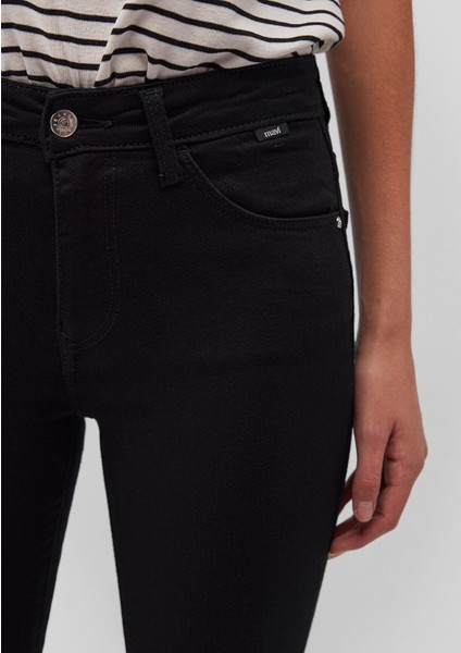 Tess M Girly Simsiyah Jean Pantolon 100328-35252