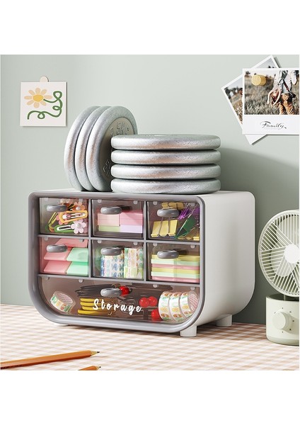 Masaüstü Çok Fonksiyonlu Saklama Kutusu - Öğrenci Yurdu Kozmetik Kırtasiye Kutusu - Takı Şeffaf Kutu (Yurt Dışından) indirimleri