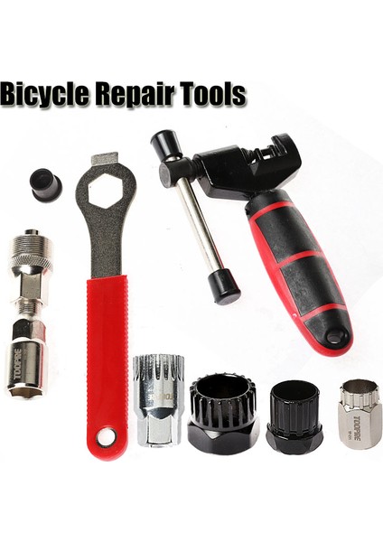 Spline Krank Sökücü Stili Bisiklet Tamir Aracı Seti Zincir Kesici Fren Dişlisi Çıkartıcı Bb Alt Menteşe Soket Manivela Çekici Anahtar Mtb Yol Bmx Bisiklet Araçları (Yurt Dışından) fiyatları