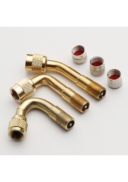 Gümüş 90 Stili Araba Kamyon Motosiklet Bisiklet Aksesuarları Için Uzatma Adaptörlü Derece Açılı Pirinç Hava Lastik Valfi Gövdesi (Yurt Dışından) modelleri