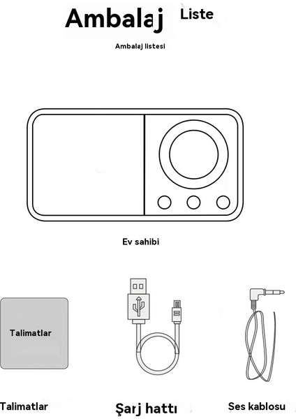 6. Ahşap Kablosuz Bluetooth Hoparlör (Yurt Dışından)