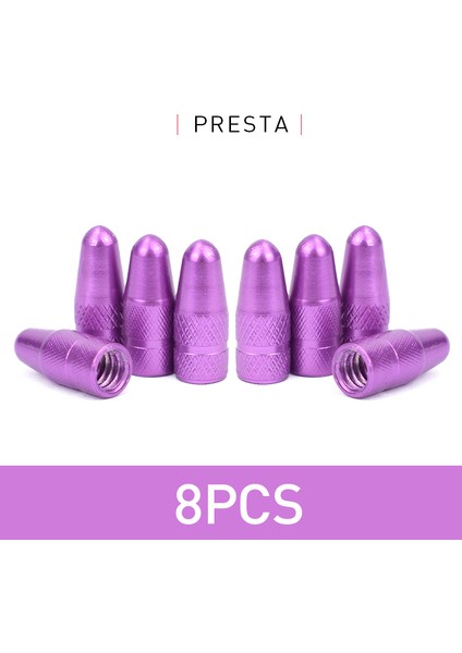 8 Adet Mor Tarzı 4 Adet Alüminyum Alaşımlı Bisiklet Lastik Pres Valf Kapağı Ejderha Desenli Bisiklet Kapaklı Koruyucu Yol Mtb Lastik Toz Geçirmez Bisiklet Presta Valfı (Yurt Dışından)