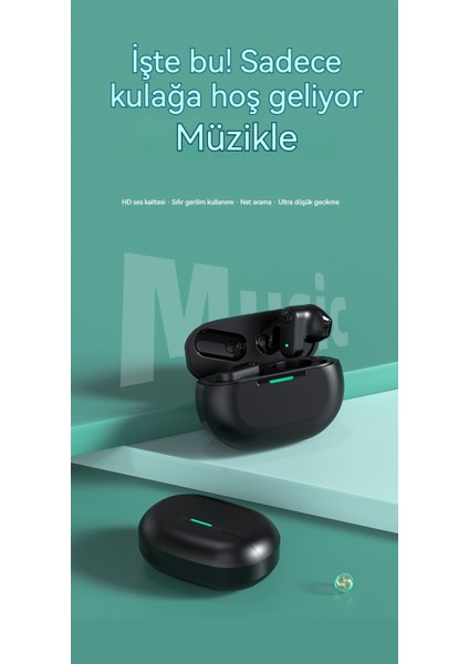 Şık Kablosuz Bluetooth Kulaklık Gürültü Önleyici Müzik Oyun Kulaklığı (Yurt Dışından) fiyatları