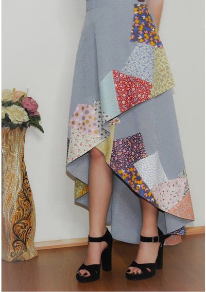 Kırkyama ( Patchwork ) Etek