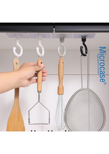 Yapışkanlı 360° Döner Başlıklı Çok Amaçlı Banyo Mutfak Eşya Vb. Kanca ASKILIK-AL4942 1 Adet fırsatları