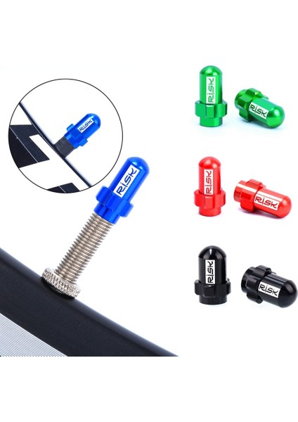AV18-KIRMIZI Stil 2 Adet Alüminyum Alaşım Bisiklet Valf Dağı Dağ Yol Bisikleti Tekerlek Lastik Valf Fv Av Lastik Gövde Hava Valf Kapağı Toz Kapak Mtb Aksesuarları (Yurt Dışından) modelleri