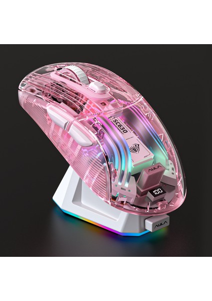 En Iyi Oyun Faresi Kablosuz Üç Modlu Şeffaf (Yurt Dışından)