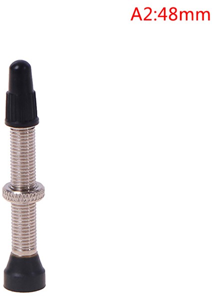 A2 Stili Mtb ve Yol Bisikleti Için Tüp Yokluğu Hazır Lastikler Için Bakır Tüp Yoklu Presta Valfi (Yurt Dışından)