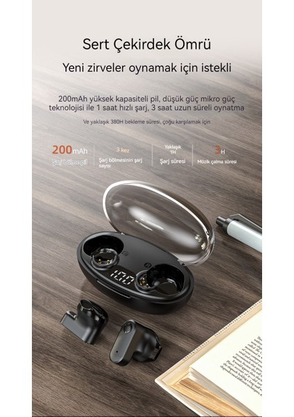 Kablosuz Bluetooth Kulaklık 5.3 Şeffaf Bölme (Yurt Dışından) modelleri