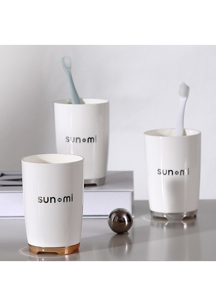 Ev Gargara Bardağı - Banyo Çiftinin Portatif Diş Fırçası Bardağı (Yurt Dışından) fırsatları