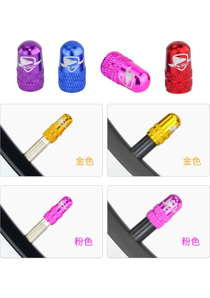 Şerit Schrader 1 Çift Stili 2 Parça Onegoo Bisiklet Dağ Yol Bisikleti Gaz Nozulu Kapağı (Yurt Dışından) fiyatları