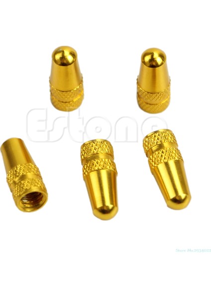 Altın Tarzı Taşınabilir Bisiklet Mtb Presta Tekerlek Jant Lastik Gövde Hava Valfı Kapağı Toz Kapağı (Yurt Dışından)