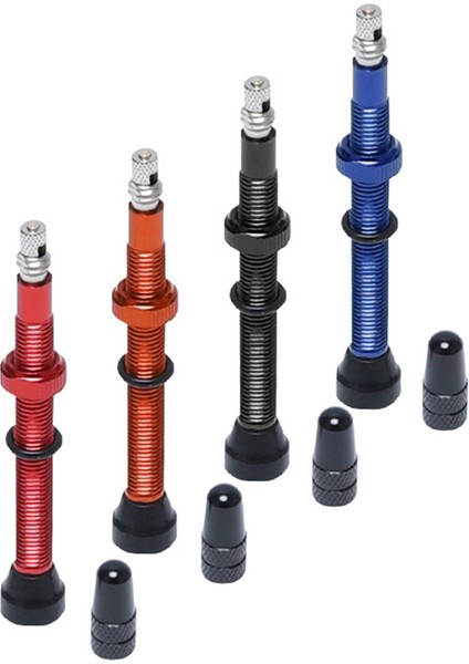 48MM Siyah 2 Adet Tarzı 2 Adet mm Pirinç Alaşım Bisiklet Presta Tüpüsüz Lastik Valfi Yol Bisikleti Mtb Alaşım Valf Kapağı Çoklu Renk (Yurt Dışından) indirimleri