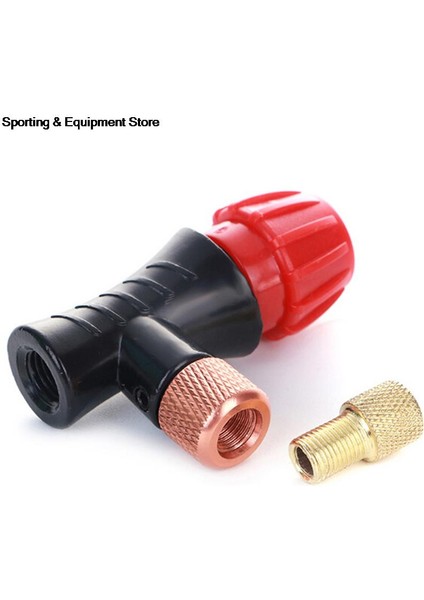 Co2 Şişe Schrader Presta Vana Için Mini El Pompası Kafa Bisiklet Hızlı Şişme Yol Mtb Dağ Bisikleti Hava Dolum Aksesuarı (Yurt Dışından)