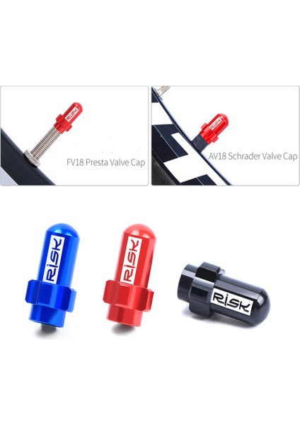 FV18-SIYAH Stil Rısk Hafif Alüminyum Alaşımlı Dağ Yol Bisikleti Tekerlek Lastik Valfi Fv Av Lastik Gövdesi Bisiklet Hava Valfi Kapağı Toz Koruyucu (Yurt Dışından) fiyatları