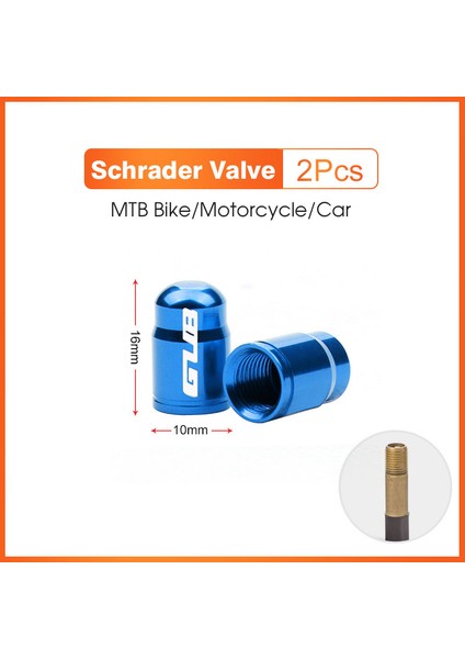Schrader Stili Için Mavi 2 Adet Alüminyum Bisiklet Lastik Valf Kapakları Somun Seti Mtb Yol Bisikleti Tüp Valf Kapakları Avfv Schrader Valf Kapağı Presta Valf Kapakları (Yurt Dışından)
