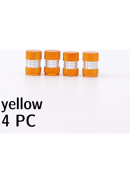 4 Adet Sarı Stil 4 Adet Bisiklet Tekerlek Lastik Kapaklı Valf Kapağı Lastik Bisiklet Hava Valf Kapakları Bisiklet Aksesuarları Alüminyum Alaşım C Amerikan Valf Araba (Yurt Dışından)