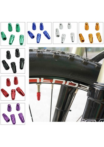 Mor Tarzı Taşınabilir Bisiklet Mtb Presta Tekerlek Jant Lastik Gövde Hava Valf Kapağı Toz Kapağı (Yurt Dışından) fiyatları