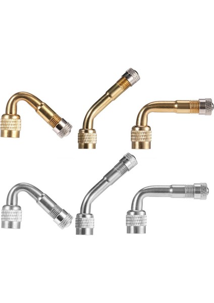 Pirinç 90 Derece Stili Laiton Bisiklet Hava Lastiği Vana Uzatması Derece Açı Bisiklet Motosiklet Vana Adaptörü Lastik Şişirme Tüpü Uzatma Adaptörü (Yurt Dışından) indirimleri