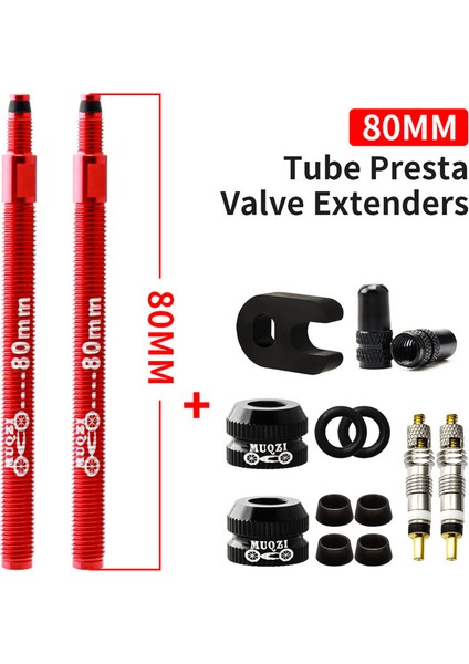 Mavi Stil Muqzı Bisiklet Presta Valf Uzatma Klavuzu Lastik Çıkarılabilir Vana Iç Lastik Uzatma Vana Adaptörü ile Çekirdek Aracı (Yurt Dışından)
