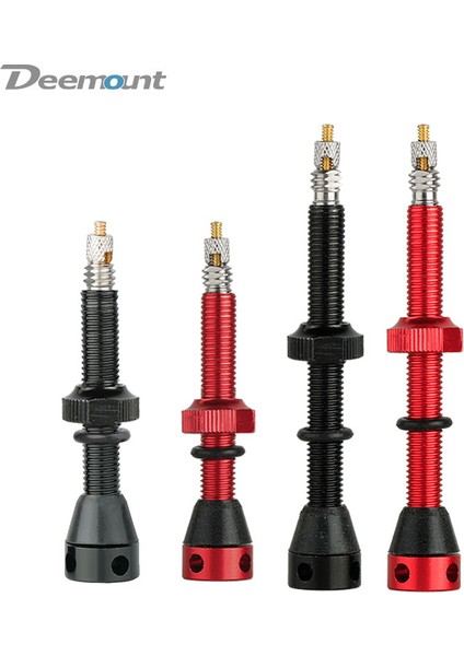 VF44G Siyah C Stili Mtb Yol Bisikleti Tubeless Karbon Jantlar Için Makine Işlenmiş Anodize Nipel ile Deemount Fv Valf mm C W Aracı (Yurt Dışından)