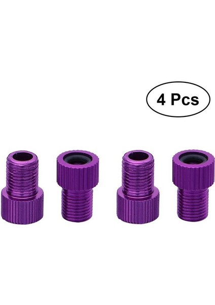 Mor Tarzı Alüminyum Bisiklet Bisiklet Valf Presta'dan Schrader'a Dönüştürücü Araba Valfi Adaptörü Bisiklet Bisiklet Boru Pompası Hava Kompresör Araçları (Yurt Dışından)