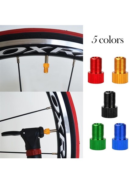 Mor Tarzı Alüminyum Bisiklet Bisiklet Valf Presta'dan Schrader'a Dönüştürücü Araba Valfi Adaptörü Bisiklet Bisiklet Boru Pompası Hava Kompresör Araçları (Yurt Dışından) fırsatları