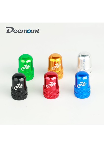 Presta Siyah 4 Adet Tarzı Deemount Bisiklet Valf Kapağı Opsiyonel Schrader Av Presta Fv C-Mekanize Alaşım Anodize Nipel Kapak Rustik Ücretsiz (Yurt Dışından)