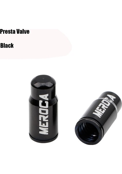 Siyah Presta Vana Stili 2 Adet Dağ Bisikleti Ultra Hafif Valf Kapağı Bisiklet Renkli Alüminyum Lastik Valf Kapağı Schrader Presta Lastik Valf Koruyucu Mtb Parça (Yurt Dışından)