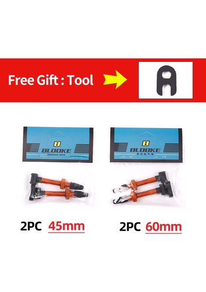 Turuncu 45 mm Stili Blooke Bisiklet Tüpsüz Valf Presta Fv Kaplı Dağ Bisikleti Nipel Wtool Mtb Yol Bisikleti Alaşım Aksesuarları Için (Yurt Dışından) modelleri