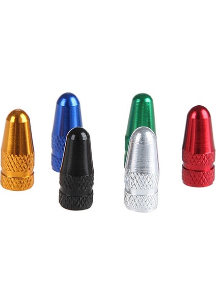 Fransız 4 Adet Gümüş Tarzı 4 Adet Alüminyum Alaşımlı Yol Mtb Pist Yarış Bisikleti Tüp Lastik Bisiklet Lastik Tekerlek Fv Fransız Valf Kap Presta Hava Valfi Renkleri (Yurt Dışından)