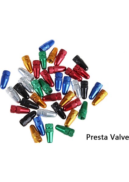 Fransız 4 Adet Gümüş Tarzı 4 Adet Alüminyum Alaşımlı Yol Mtb Pist Yarış Bisikleti Tüp Lastik Bisiklet Lastik Tekerlek Fv Fransız Valf Kap Presta Hava Valfi Renkleri (Yurt Dışından)