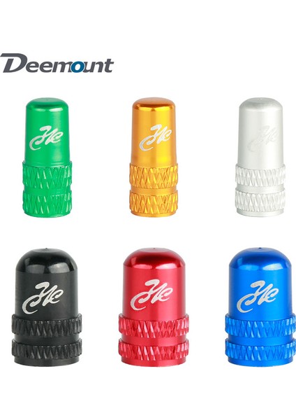 Schrader Mavi 4 Adet Tarzı Deemount Bisiklet Valf Kapağı Opsiyonel Schrader Av Presta Fv C-Mekanize Alaşım Anodize Nipel Kapak Rustik Ücretsiz (Yurt Dışından) modelleri