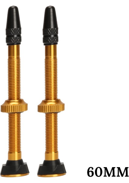 60 mm Altın Stili Bisiklet Lastiği Için Şişesiz Lastik Presta Valf Mtb Yol Bisikleti Lastiği Alüminyum Alaşımlı (Yurt Dışından)