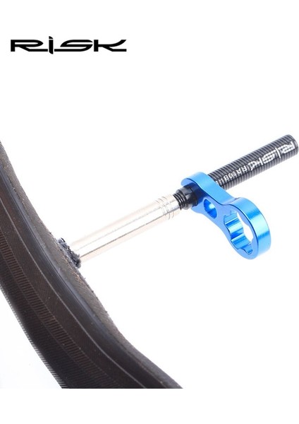 No.5 Tarzı Risk RA108 Entegre Çıkarılabilir Bisiklet Iç Lastik Valf Uzatma Uzantısı Çekirdek Anahtarı Alüminyum (Yurt Dışından) fırsatları