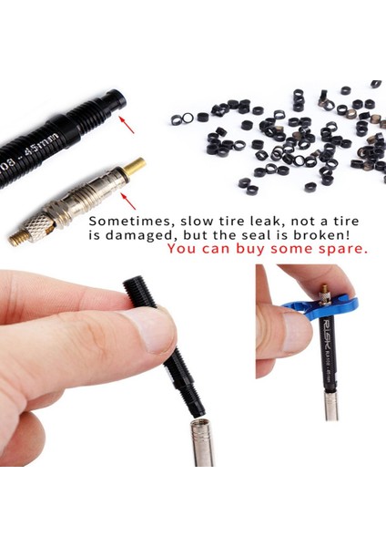 No.5 Tarzı Risk RA108 Entegre Çıkarılabilir Bisiklet Iç Lastik Valf Uzatma Uzantısı Çekirdek Anahtarı Alüminyum (Yurt Dışından) indirimleri