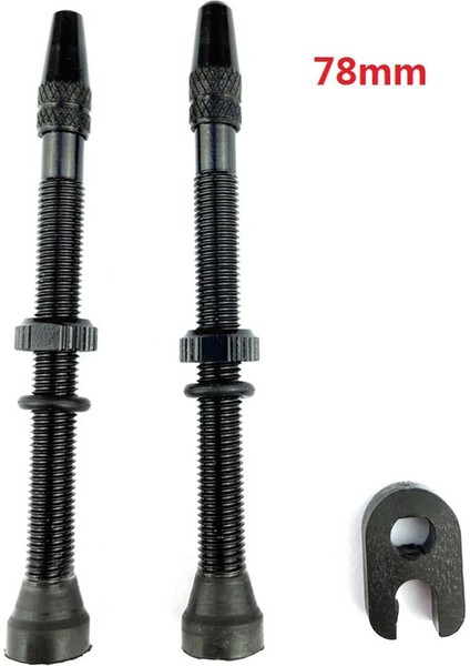 78 mm Tarzı 1 Çift Presta Valf Tubeless Için Aluminum Alaşım Yol ve Dağ Bisikleti Lastiği Tamiri Elemanları Tubeless Lastik Için Valf (Yurt Dışından)