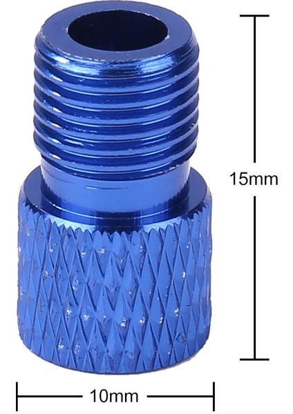 Mavi Stil Schrader Vana Adaptörü Yüksek Kaliteli Bisiklet Valf Dönüştürücü Bisiklet Presta'dan Schrader'a Vana Adaptörü Bisiklet Aksesuarı (Yurt Dışından)