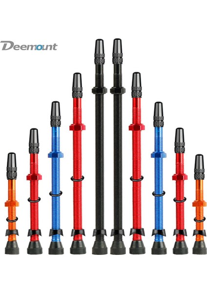 60 mm Alaşımlı Kırmızı B Stili Deemount 1 Çift Mtb Yol Bisikleti Tüp Yok Lastikler Için C Makineli Presta Valfi - Pirinç Çekirdek Seçenekli mm Pirinç Veya Alaşım (Yurt Dışından) indirimleri