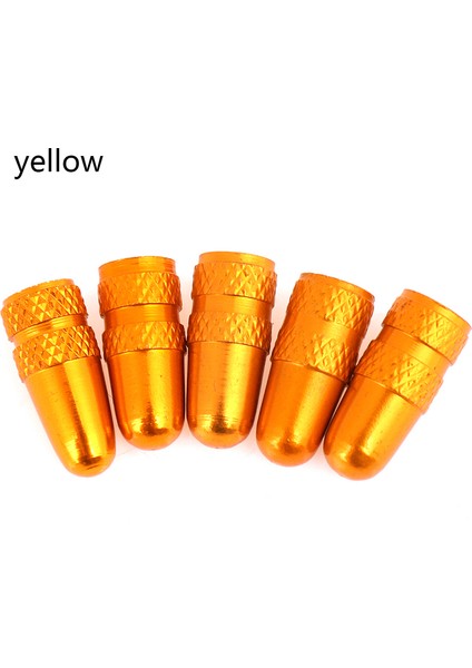 Sarı Stil Bisiklet Presta Valf Kapağı Dayanıklı Bisiklet Fixie Mtb Presta Tekerlek Jant Lastik Gövde Hava Valf Kapakları Toz Kapağı Bisiklet Aksesuarları (Yurt Dışından)