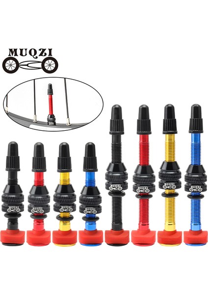 60MM Siyah ve Alet Stili Muqzı Bisiklet Presta Tüp Tüp Yok Lastik Fv Valf Mtb Yol Bisikleti Lastik Parçaları ile Lastik Tekerlek Wtool (Yurt Dışından)